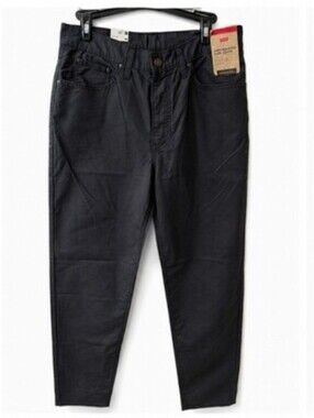 New Levi’s High-Waisted Mom Mens  Black Pants Original Style Size 30 x 30